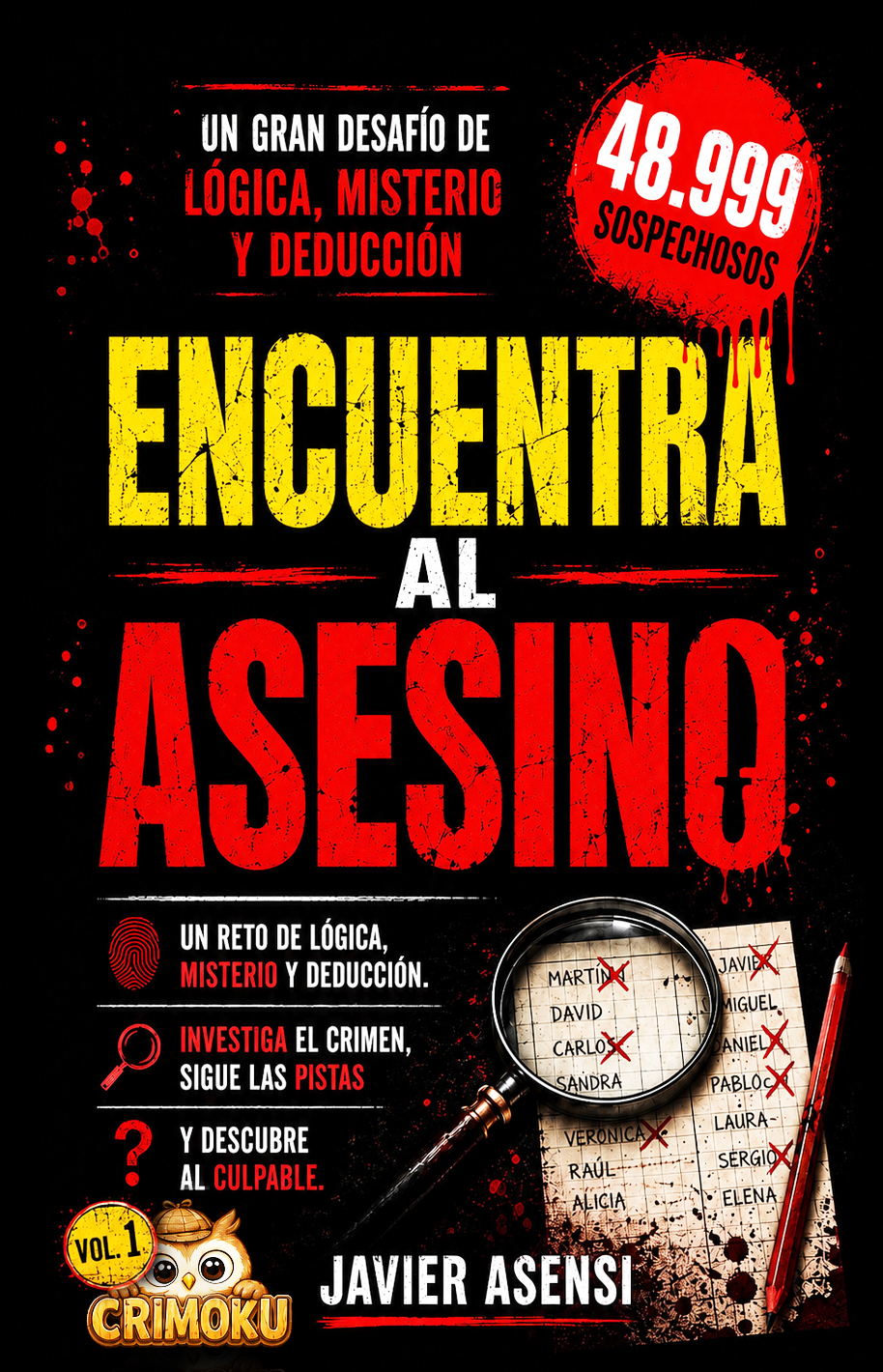 Portada de Encuentra al asesino, volumen 1