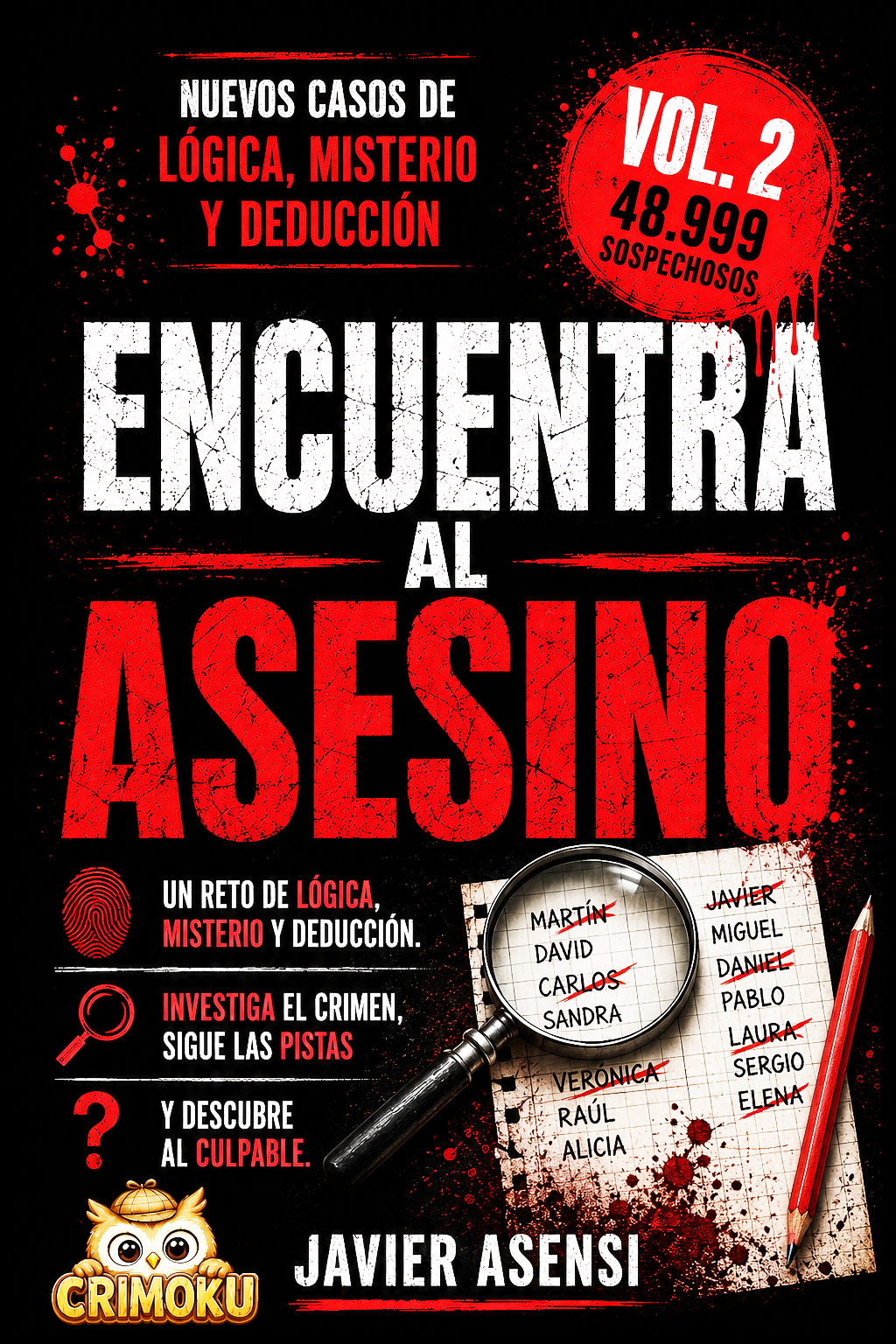 Portada de Encuentra al asesino, volumen 2